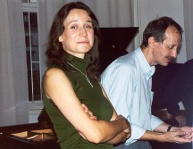 WWP 2001 - wykładowcy Gupy II - Zofia Antes i Mariusz Tytman w dniu zakończenia Warsztatów